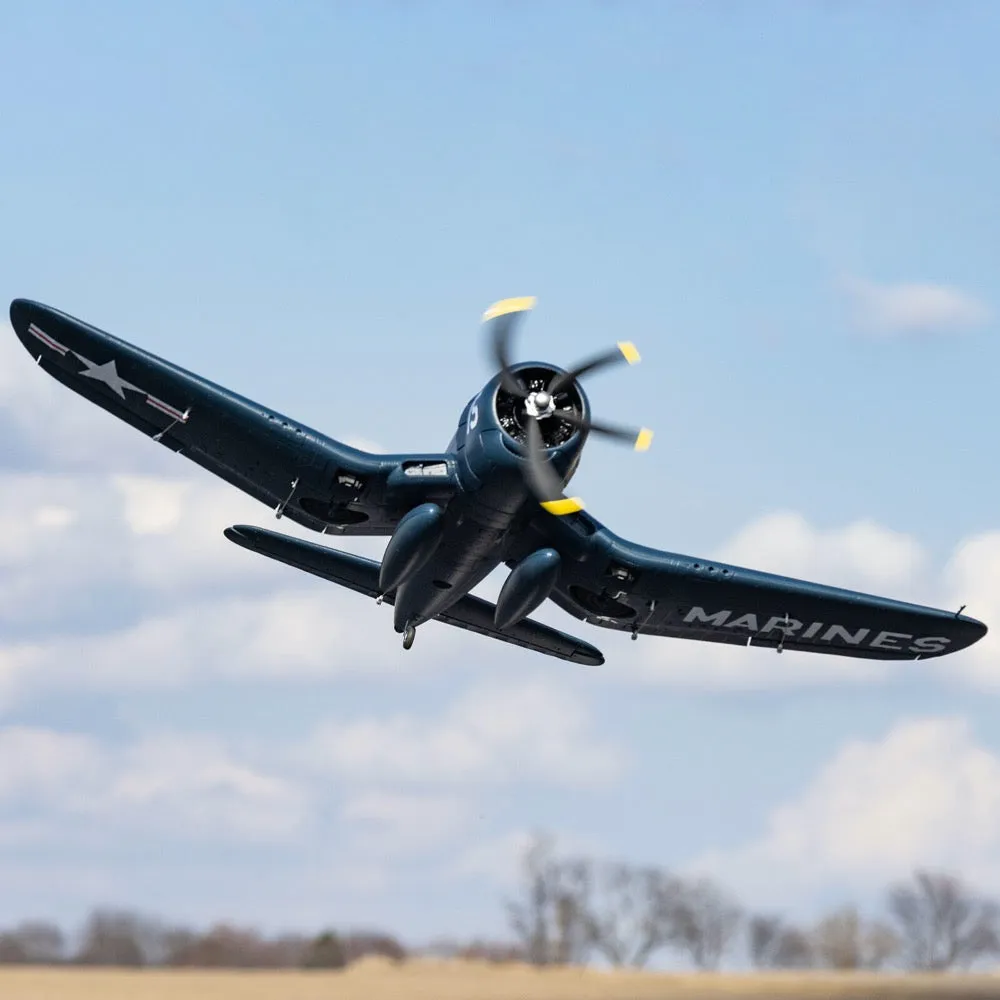 E-Flite EFL18550 F4U-4 Corsair 1.2m with Smart Technology RC Plane BNF Basic