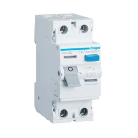 ELCB / RCCB Hager 2-Pole 40A 100mA - CEC241J