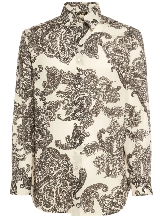 Etro   Printed cotton shirt 