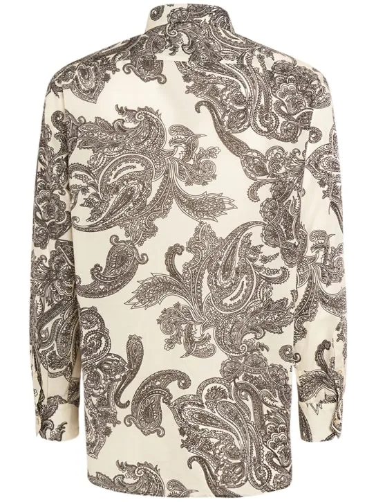 Etro   Printed cotton shirt 