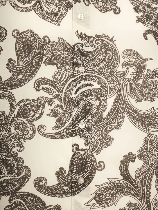 Etro   Printed cotton shirt 
