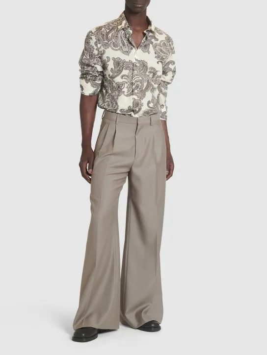 Etro   Printed cotton shirt 