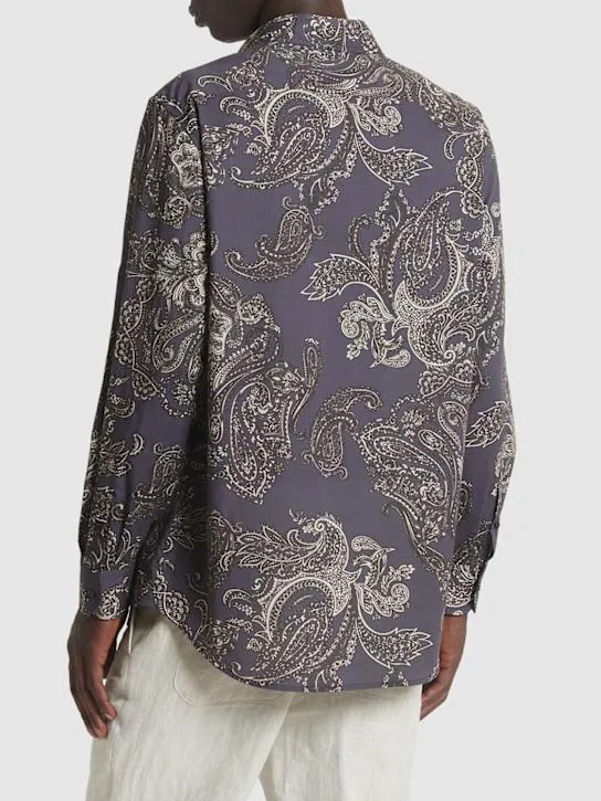 Etro   Printed cotton shirt 