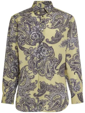 Etro   Printed cotton shirt 