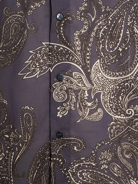 Etro   Printed cotton shirt 