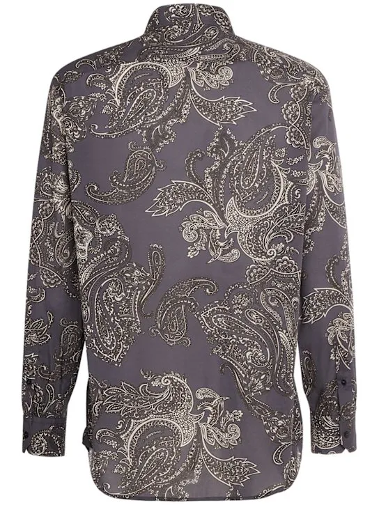 Etro   Printed cotton shirt 