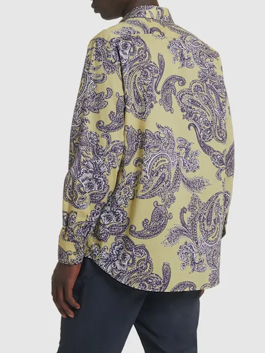 Etro   Printed cotton shirt 