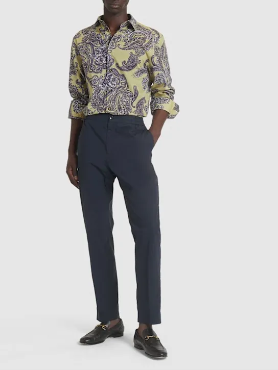 Etro   Printed cotton shirt 