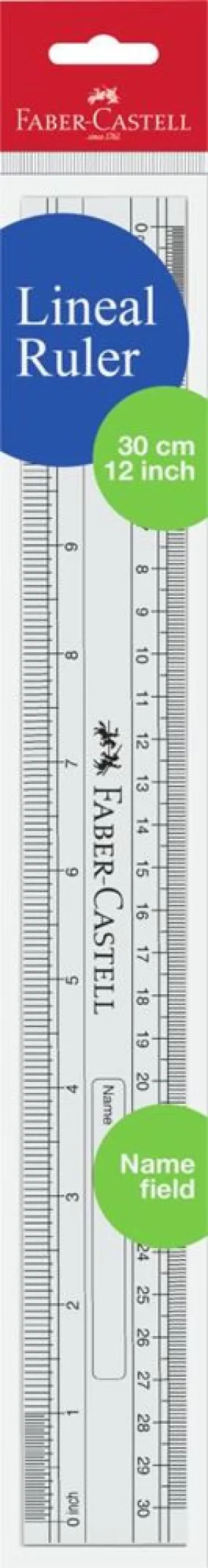 FABER-CASTELL Plastic Scales 12inch