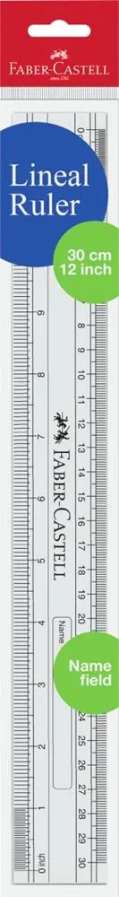 FABER-CASTELL Plastic Scales 12inch