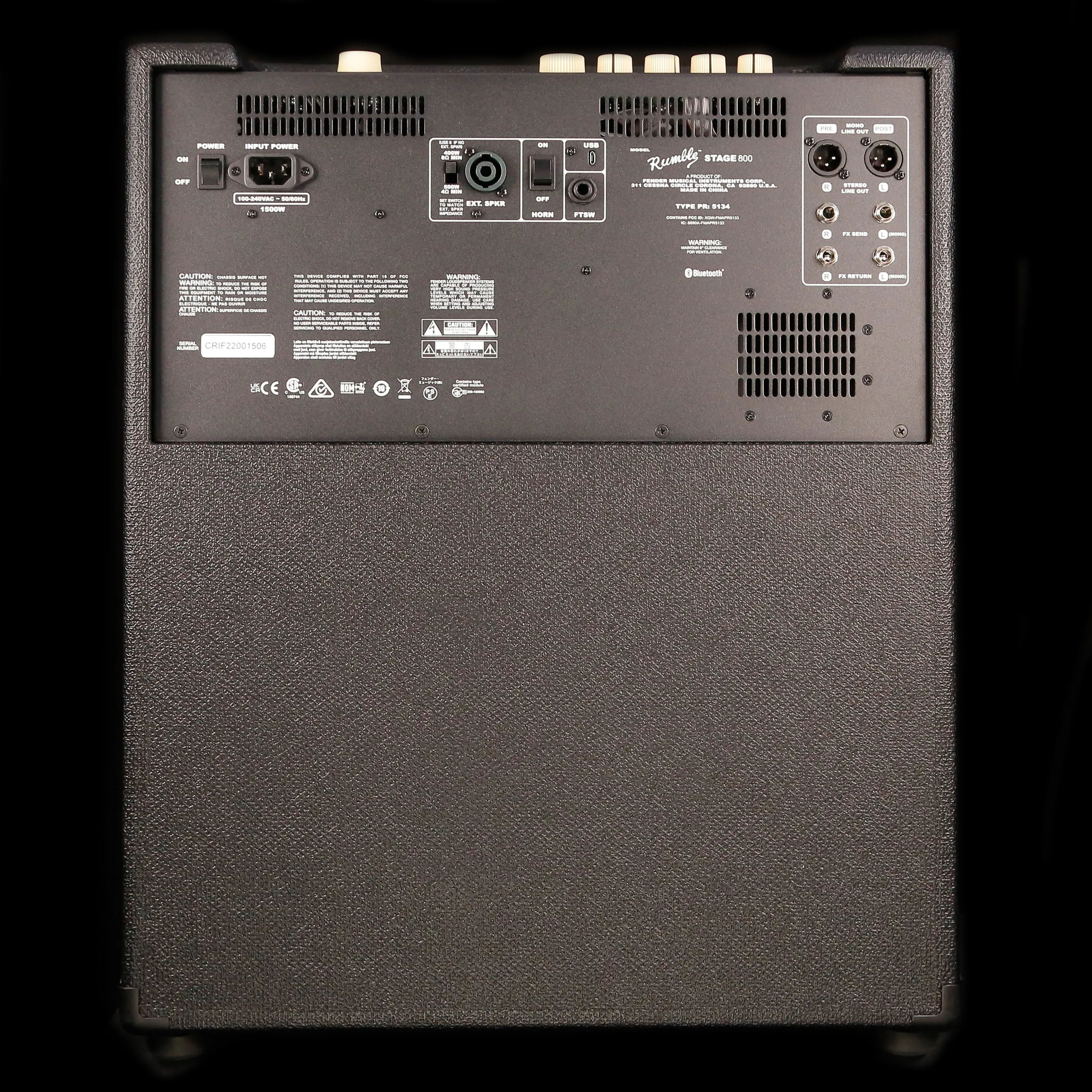 Fender Rumble Stage 800, 120V