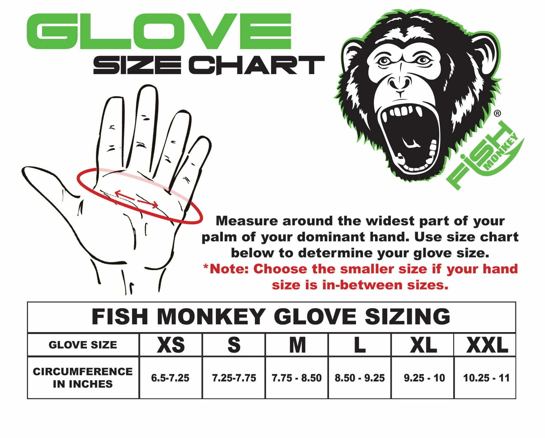 Fishmonkey Half Finger Guide Glove