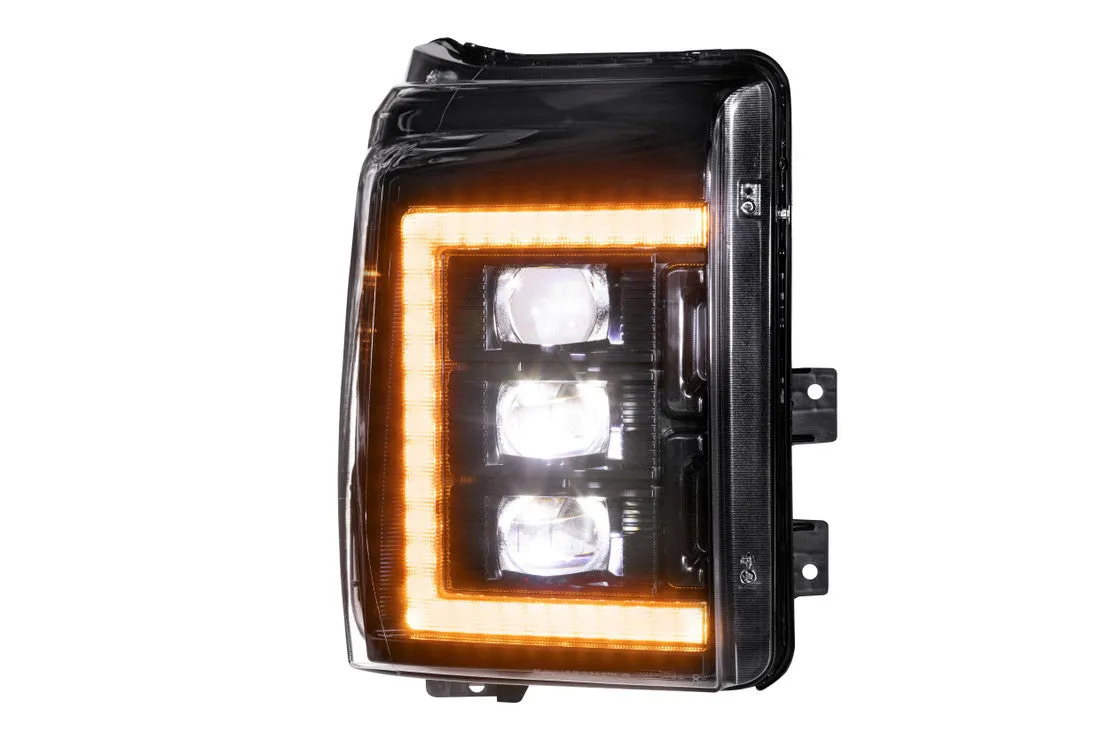 Ford Super Duty (11-16) : XB LED Headlights Amber DRL
