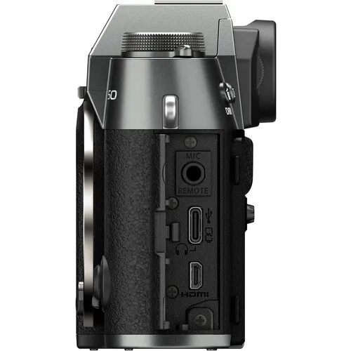 FUJIFILM X-T50, CHARCOAL SILVER with XF16-50mmF2.8-4.8 R LM WR Lens Kit