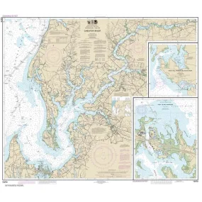Historical NOAA Chart 12272: Chester River; Kent Island Narrows: Rock Hall Harbor and Swan Creek