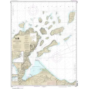 Historical NOAA Chart 14973: Apostle Islands: including Chequamegan Bay;Bayfield Harbor;Pikes Bay Harbor;La Pointe Harbor