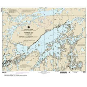 Historical NOAA Chart 14985: Saganaga Lake