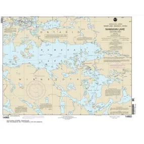 Historical NOAA Chart 14993: Namakan Lake: Eastern Part