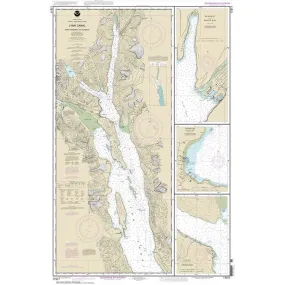 Historical NOAA Chart 17317: Lynn Canal-Point Sherman to Skagway;Lutak Inlet;Skagway and Nahku Bay;Portage Cove: Chilkoot Inlet
