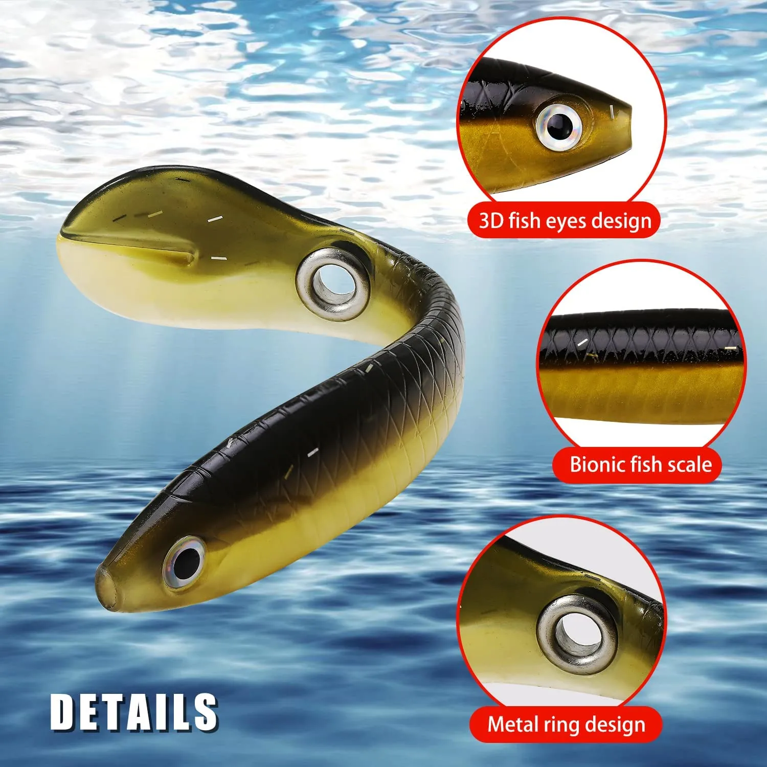 🎁Hot Sale-30% OFF🐠Soft Bionic Fishing Lures