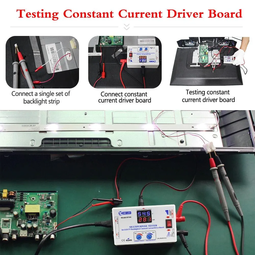 KT4H 0-330V LED TV Backlight Tester with Auto Voltage - Portable and Convenient Tool for TV Repair