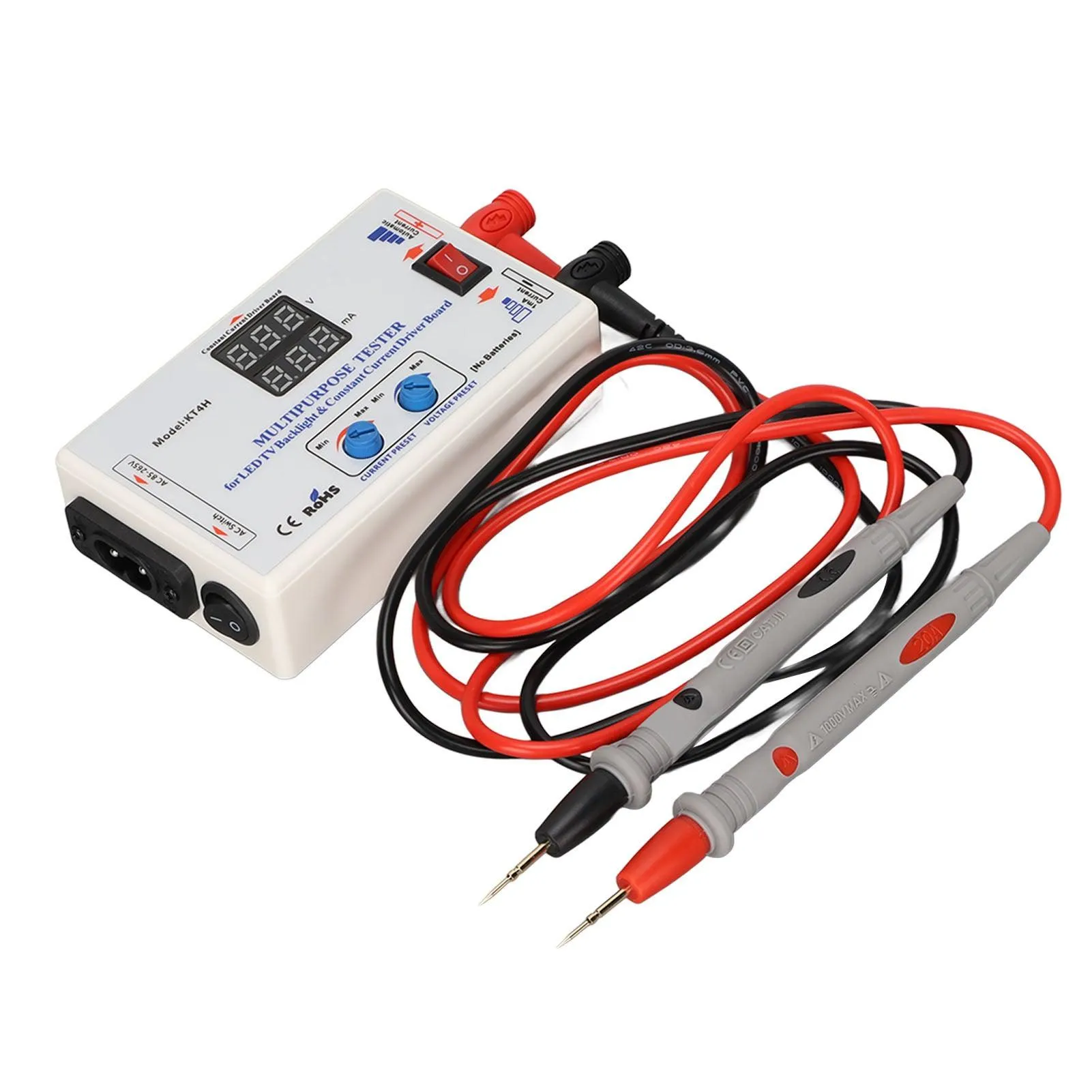 KT4H 0-330V LED TV Backlight Tester with Auto Voltage - Portable and Convenient Tool for TV Repair