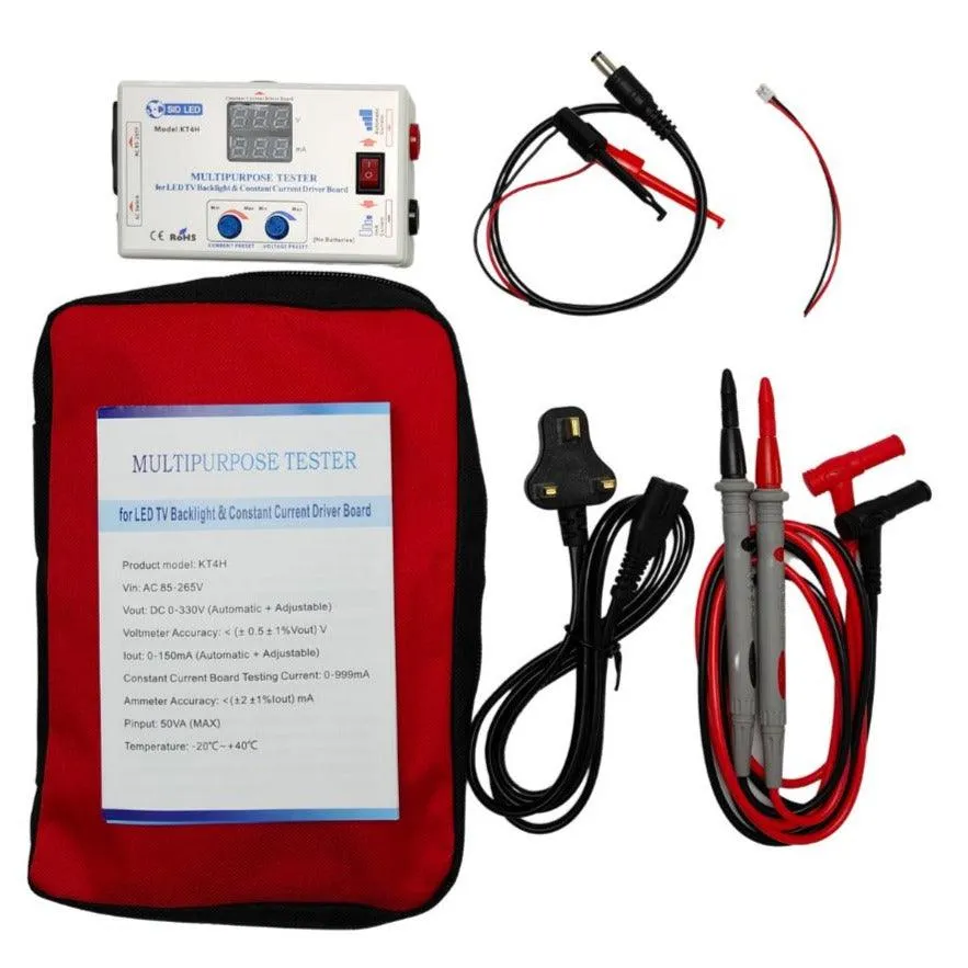 KT4H 0-330V LED TV Backlight Tester with Auto Voltage - Portable and Convenient Tool for TV Repair