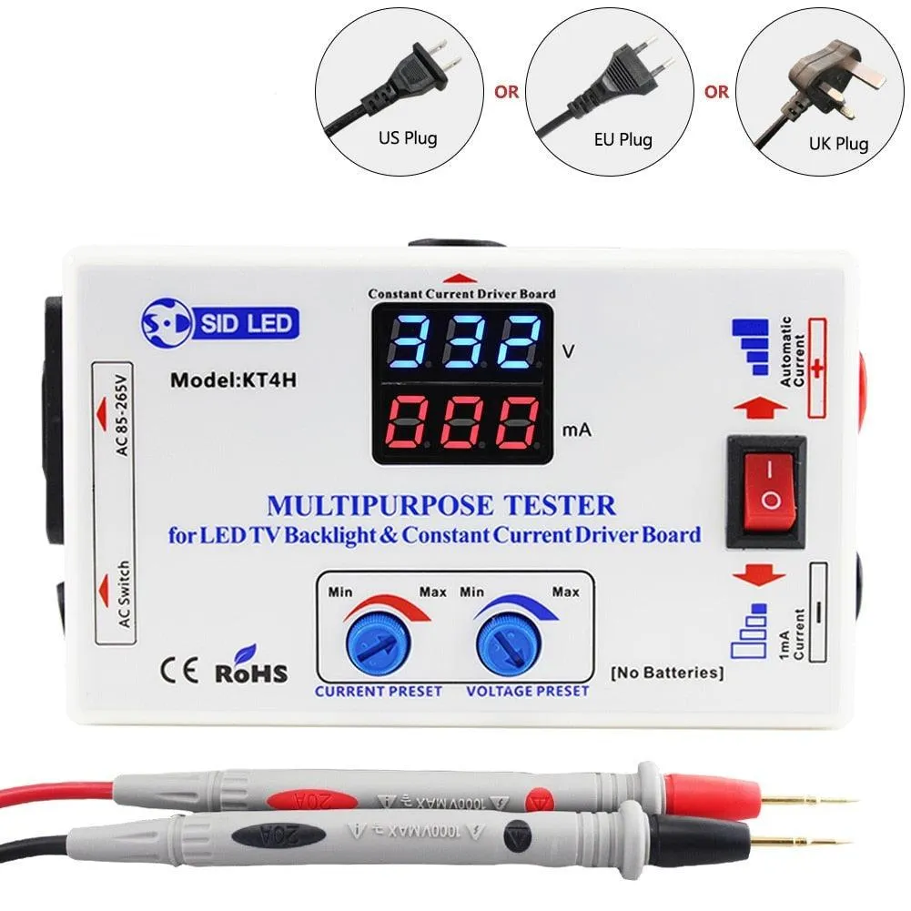 KT4H 0-330V LED TV Backlight Tester with Auto Voltage - Portable and Convenient Tool for TV Repair