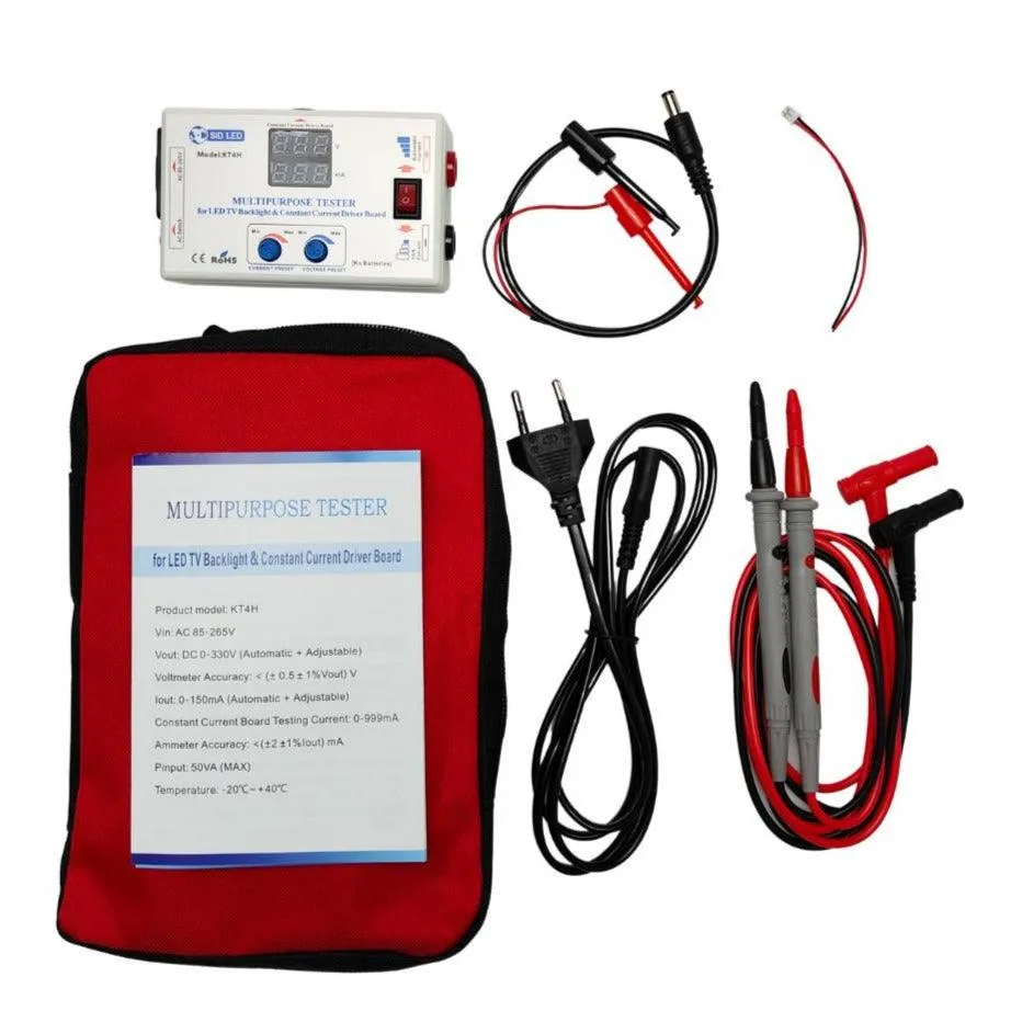 KT4H 0-330V LED TV Backlight Tester with Auto Voltage - Portable and Convenient Tool for TV Repair