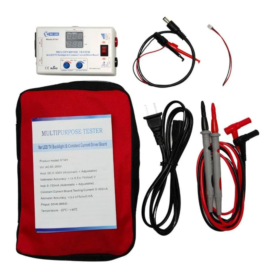 KT4H 0-330V LED TV Backlight Tester with Auto Voltage - Portable and Convenient Tool for TV Repair