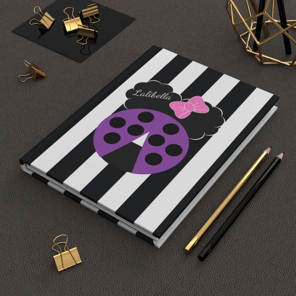 Lalibella "Purple Ladybug" Hardcover Journal Matte