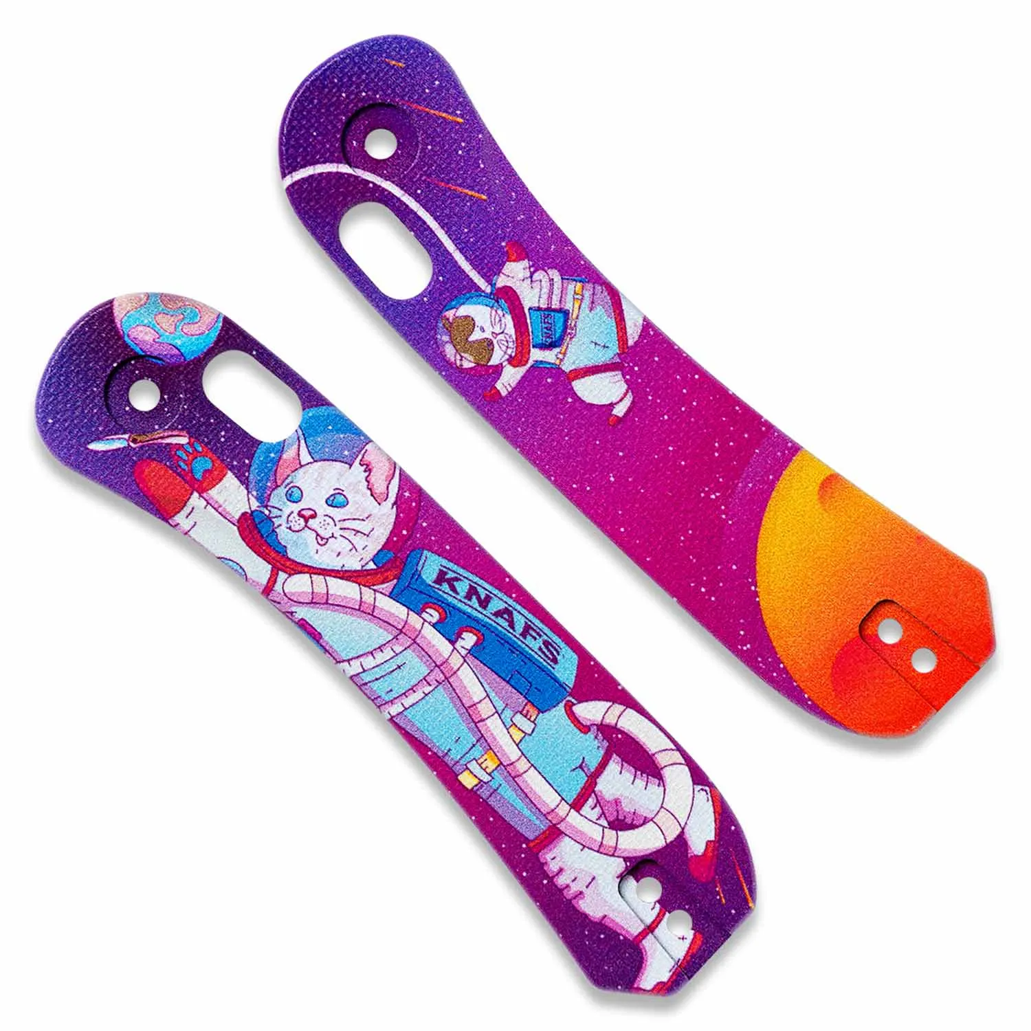 Lander 3 Knife Scales - Kitty Cosmo Crew