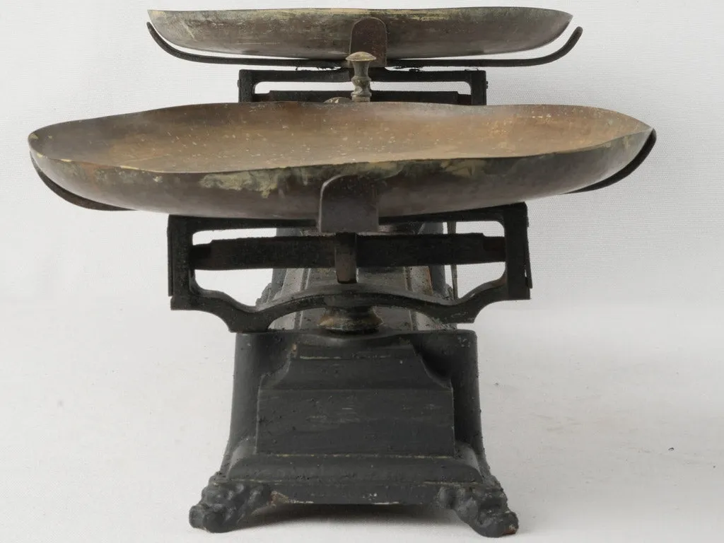 Large Antique Cast Iron Balance Scale 11¾"