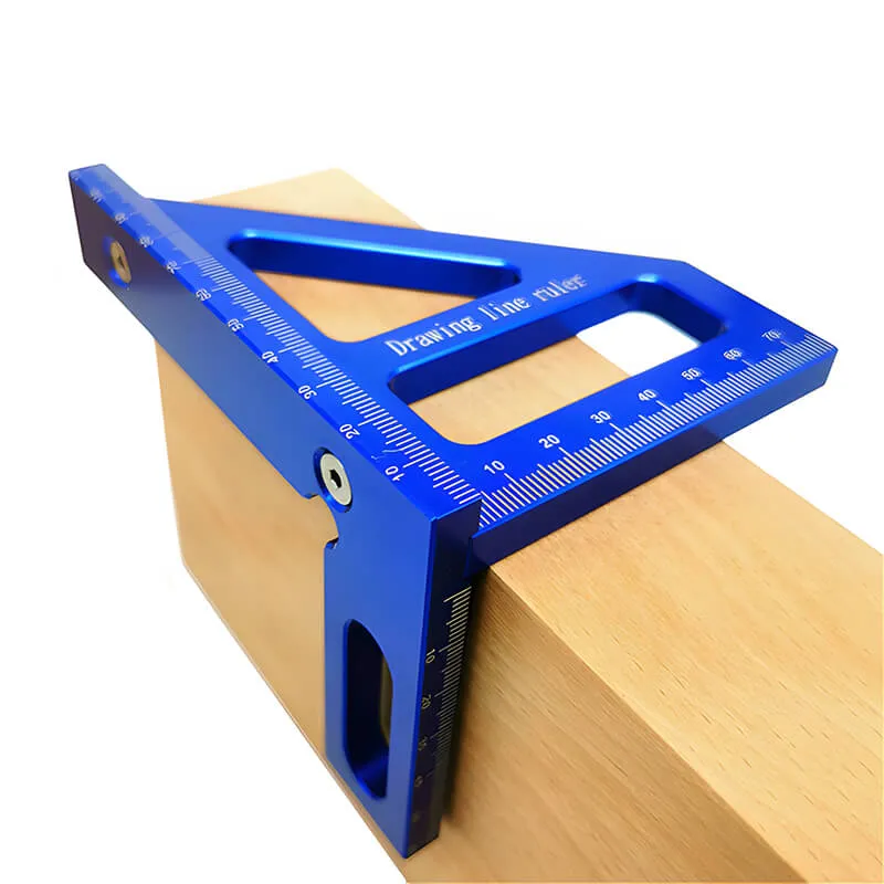 Levoite™ 3D Multi-Marking Square Protractor Miter Triangle Ruler Layout Measuring Tools