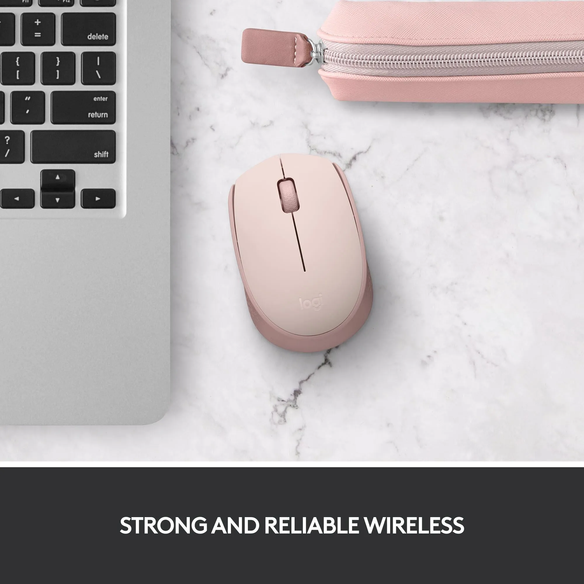 Logitech M171 Wireless Mouse (Rose)