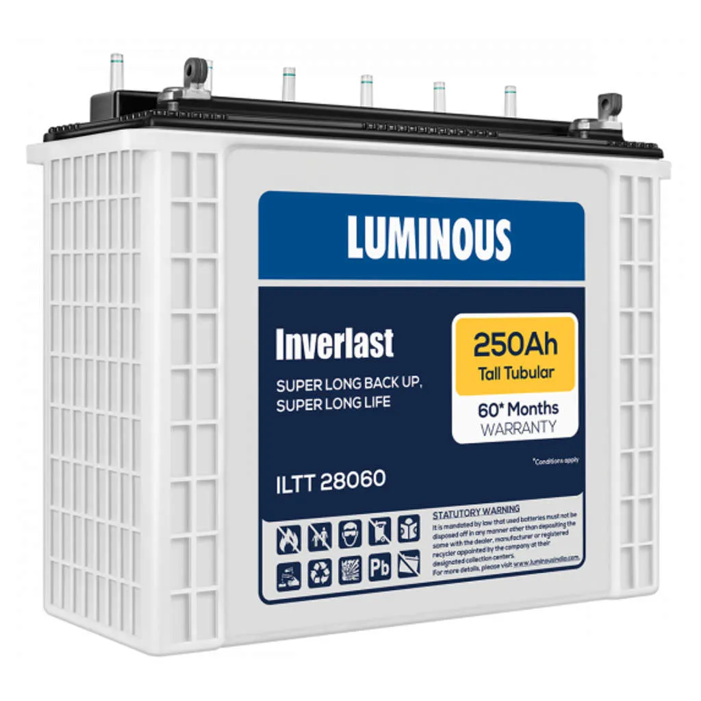 Luminous Inverlast Tubular Inverter Battery 220Ah ILTT28060