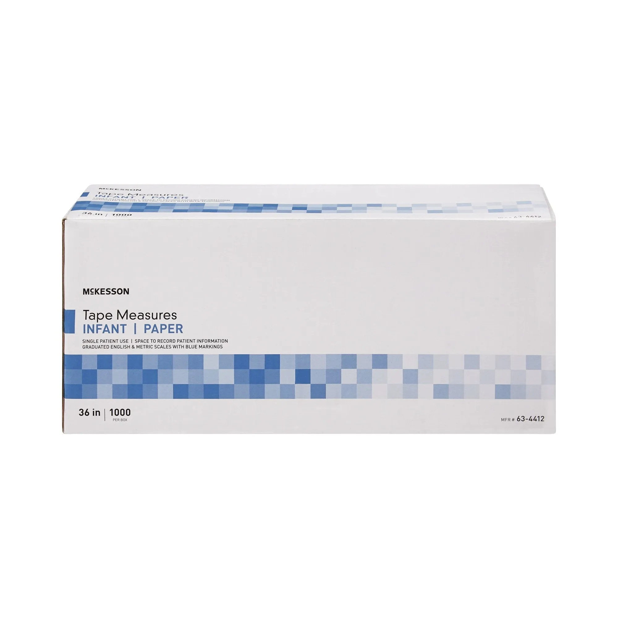 McKesson Measurement Tape, 36 Inch Paper Disposable