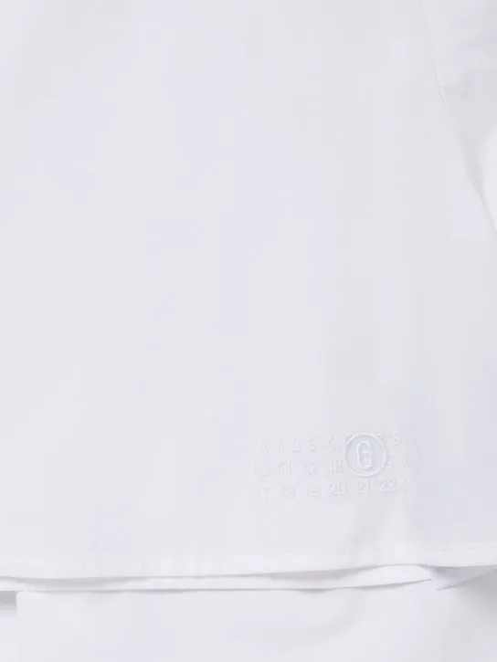 MM6 Maison Margiela   Cotton poplin shirt 