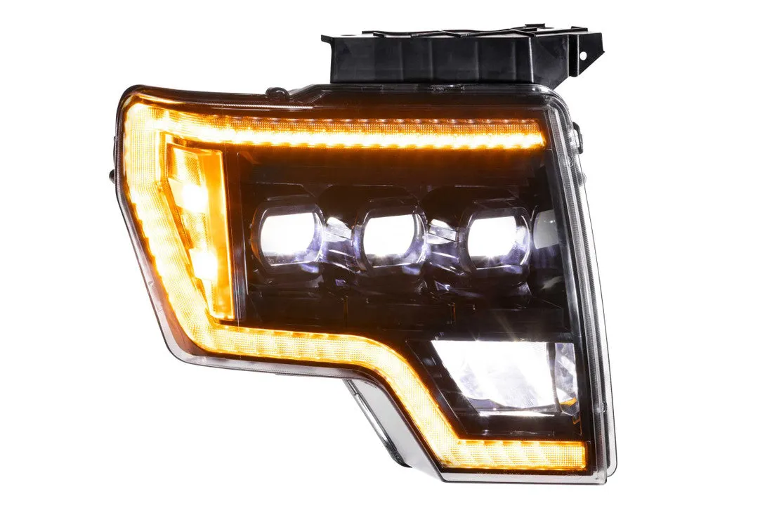 Morimoto Headlights Ford F150 (2009-2014) [w/ Sequential LED Turn] XB LED - Black