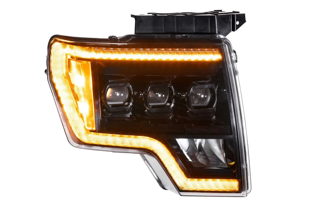 Morimoto Headlights Ford F150 (2009-2014) [w/ Sequential LED Turn] XB LED - Black