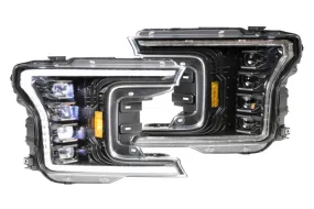 Morimoto Headlights Ford F150 (2018-2020) [w/ Sequential LED Turn] XB LED - Black