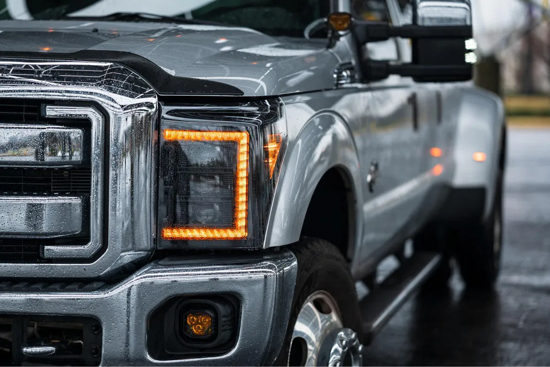 Morimoto Headlights Ford Super Duty (2011-2016) [w/ Sequential LED Turn] XB LED - Black