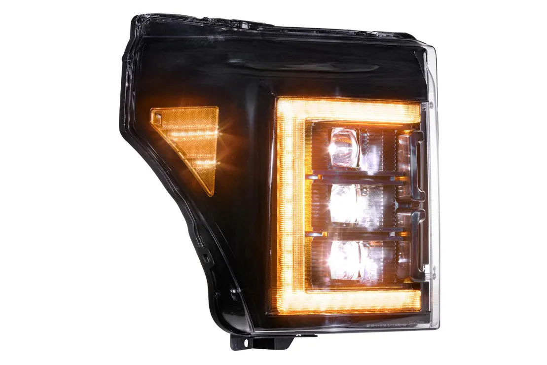 Morimoto Headlights Ford Super Duty (2011-2016) [w/ Sequential LED Turn] XB LED - Black