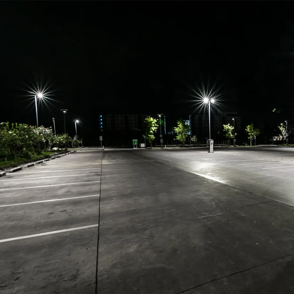 NATRON | Solar LED Street Light | 40 Watt | 7840 Lumens | 3000K-6000K | Parking Lot Light | Solar All in One Pro Street Light | 5 Years Warranty