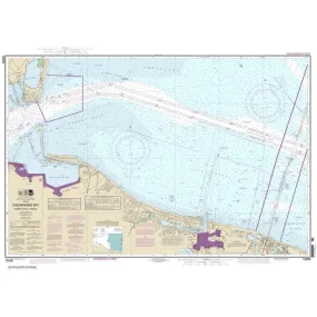 NOAA Chart 12256: Chesapeake Bay Thimble Shoal Channel