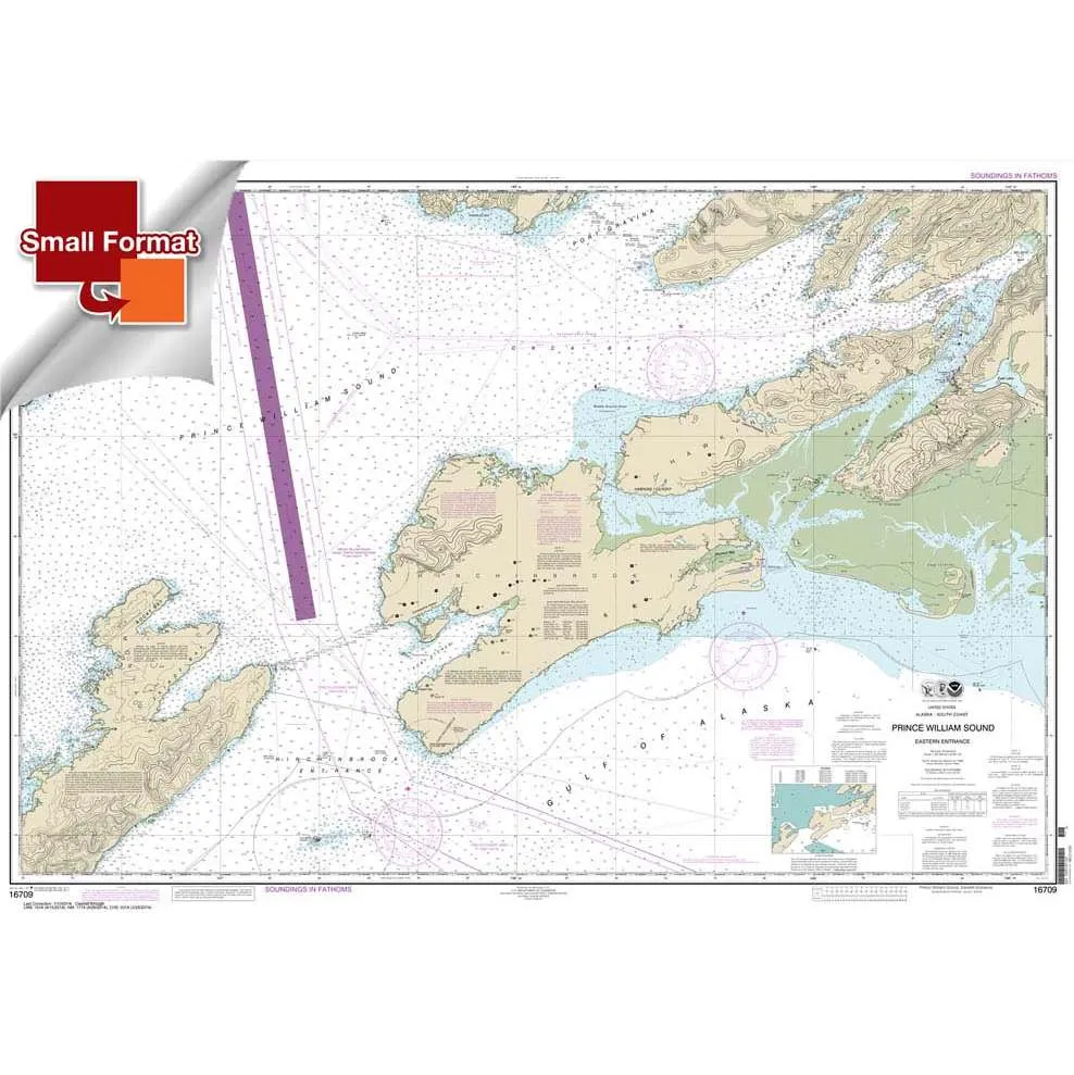 NOAA Chart 16709: Prince William Sound-eastern entrance