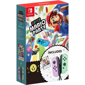 NSW Super Mario Party   Joy-con Bundle (Pastel Purple/Green)