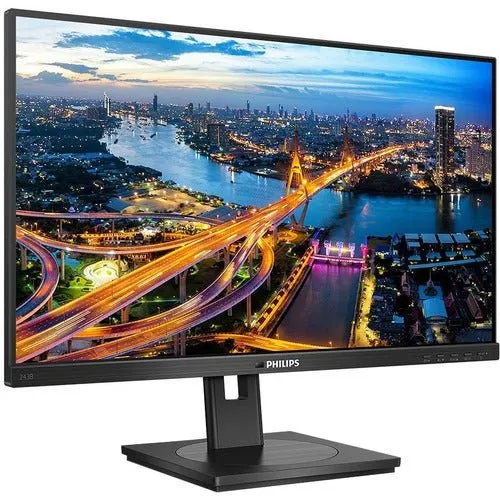 Philips 243B1/75 23.8" Full HD LCD Monitor, 16:9, Textured Black, 24" Class, IPS, WLED Backlight, 1920x1080, 16.7 Million Colours, 250 cd/m², 75Hz, HDMI, DisplayPort