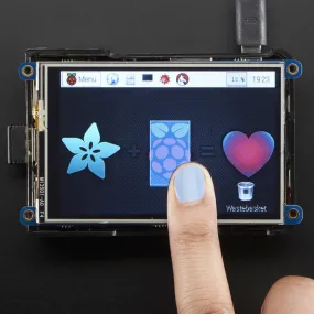 PiTFT Plus 480x320 3.5" TFT Touchscreen for Raspberry Pi