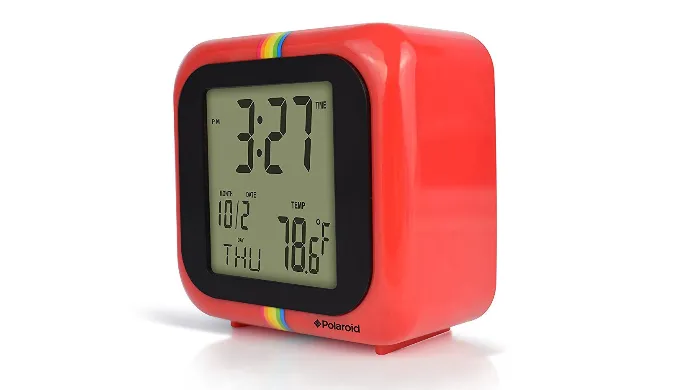 Polaroid Digital Clock with Indoor Temperature - Ships Same/Next Day!